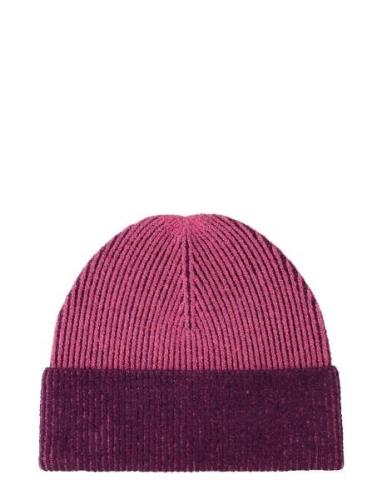 Tom Tailor Beanie Plaited Colorblock Rosa