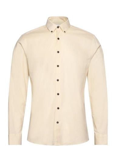 Lindbergh Fine Corduroy Shirt L/S Kräm