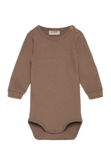 Lil'Atelier Nbmthoro Ls Slim Body Lil Brun