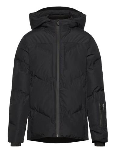 Jack & J S Jcoslay Heat Quilted Puffer Sn Jnr Svart