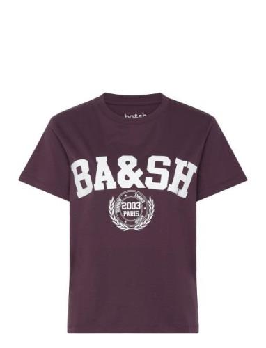 Ba&sh Tee-Shirt Ioni Burgundy