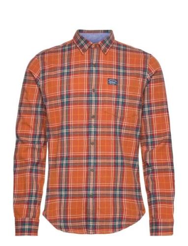 Superdry L/S Cotton Lumberjack Shirt Orange