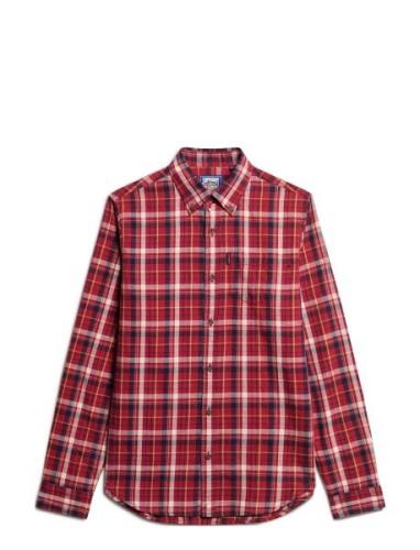 Superdry Vintage Check Shirt Röd