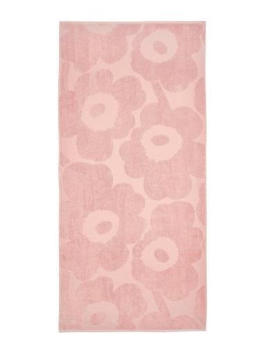 Marimekko Home Unikko Bath Towel 70X150Cm Rosa