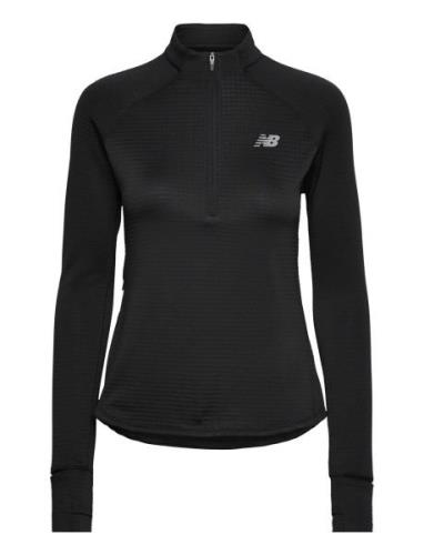 New Balance Athletics Heat Grid 1/2 Zip Svart