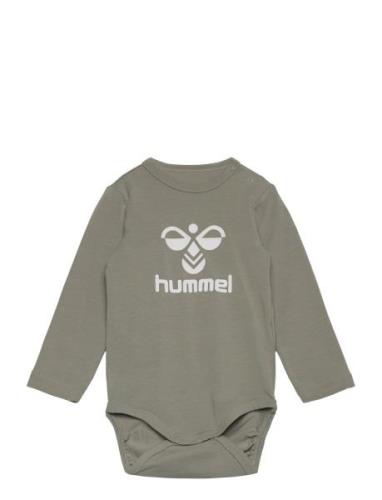 Hummel Hmlflips Body L/S Grön