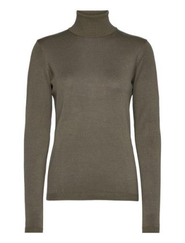 Soft Rebels Srmarla Rollneck Knit Khaki Green