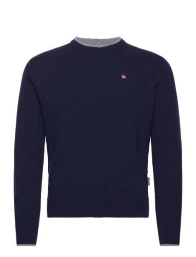 Napapijri Dain Crew Neck Jumper Blå