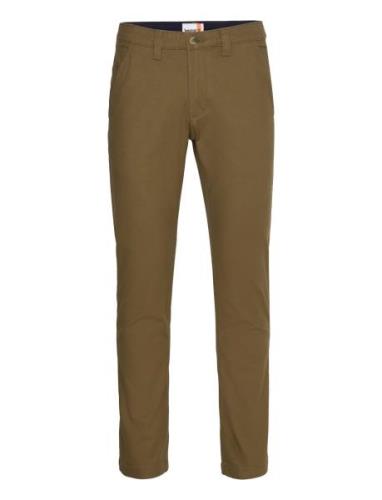 Timberland Claremont Brushed Twill Chino Pant Dark Olive Grön