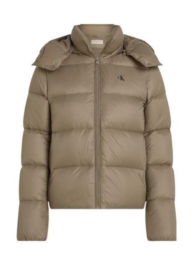 Calvin Klein Jeans Mw Down Short Puffer Beige