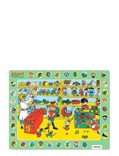 Barbo Leksaker Pippi - Frame Cardboard Puzzle - Thingfinder Multi/patt...