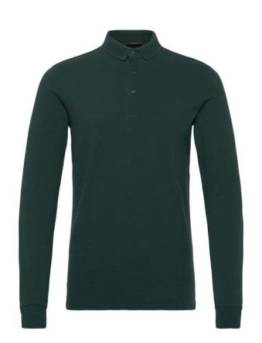 Superdry Long Sleeve Cotton Pique Polo Grön