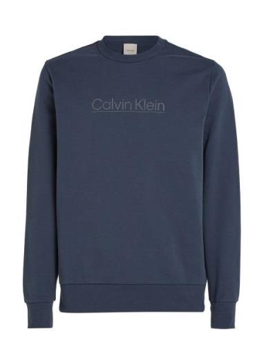 Calvin Klein Raised Line Logo Sweatshirt Marinblå