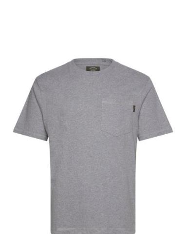 Superdry Contrast Stitch Pocket Tshirt Grå