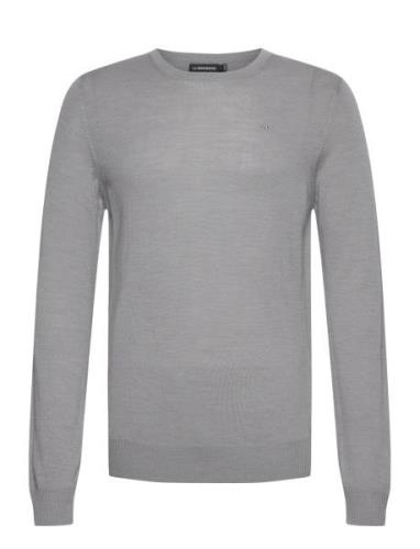 J. Lindeberg M Merino Blend C-Neck Sweater Grå