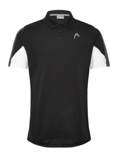 Head Club 22 Tech Polo Shirt Men Svart