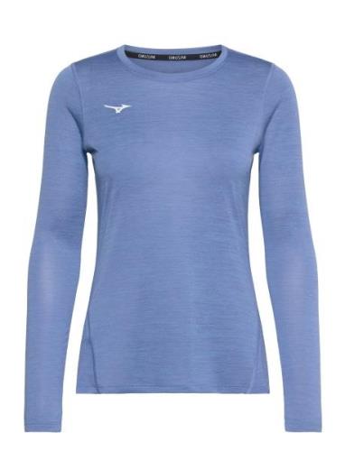 Mizuno Impulse Core Ls Tee W Blå