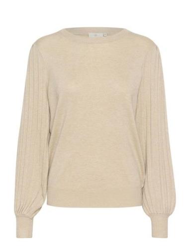 Kaffe Kal Knit Pullover Beige