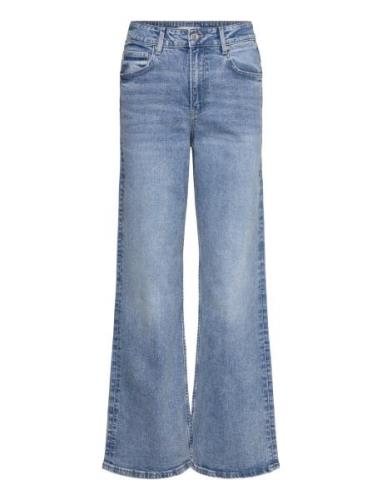 Gina Tricot Comfy Wide Jeans Blå