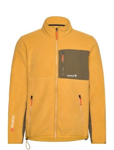 Timberland Sherburne Polartec 200 Mix Media Full Zip Fleece Chai Tea G...