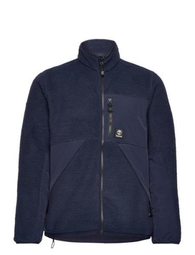 Timberland Sherpa Fleece Jacket Dark Sapphire Marinblå