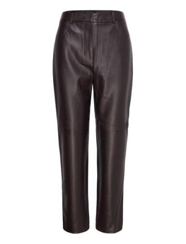 French Connection Crolenda Pu Trousers Brun