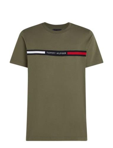 Tommy Hilfiger Hilfiger Chest Insert Tee Grön