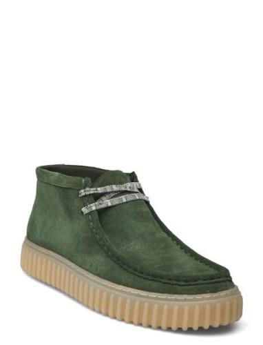 Clarks Torhill Hi G Grön