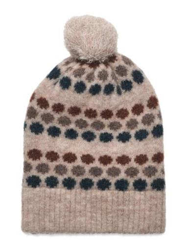 Fliink Star Dot Beanie Beige