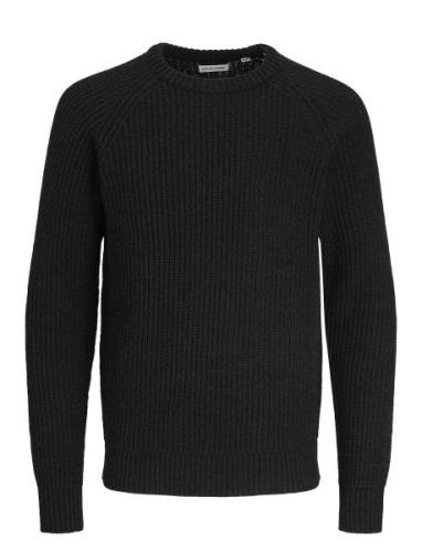 Jack & J S Jjj S Knit Crew Neck Jnr Svart