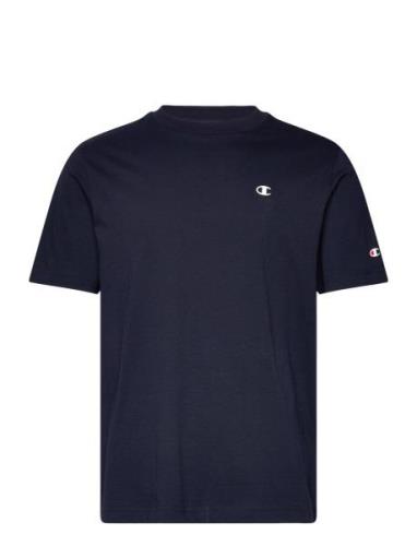 Champion Crewneck T-Shirt Marinblå