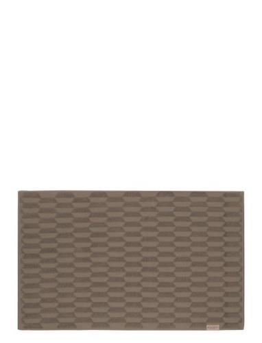 Mette Ditmer Geo Bath Mat Brun