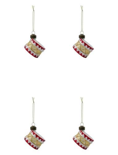 House Doctor Ornaments, Hdtambur, Red/Gold Röd