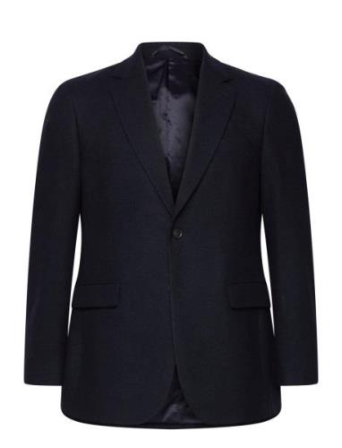 GANT Slim Herringb Suit Blazer Marinblå