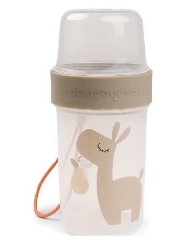 D By Deer To Go 2-Way Snackbøtte L Lalee Sand Beige