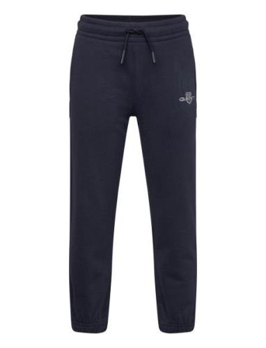 GANT Relaxed Contrast Shield Sweatpants Marinblå