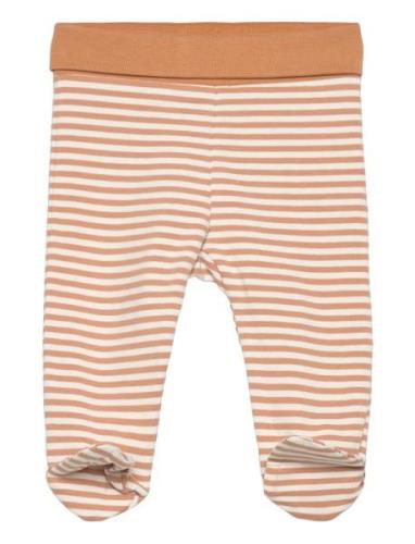 Fixoni Leggings W.feet - Y/D Stripe Orange