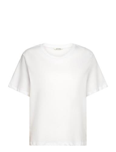 Monki Round Neck Tshirt Vit