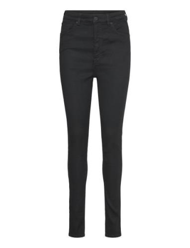 Monki Oki High Waist Tight Jeans Svart