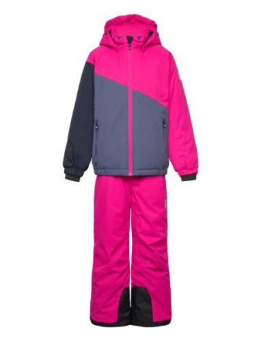 Color Kids Ski Set - Colorblock Rosa