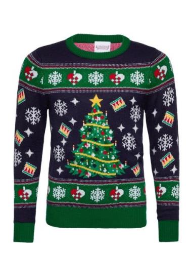 Christmas Sweats Christmas Tree Sweater Led Kids Multi/patterned