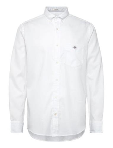 GANT Reg H Ycomb Texture Shirt Vit