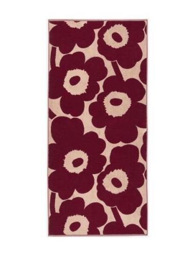 Marimekko Home Unikko Bath Towel 70X150 Cm Röd