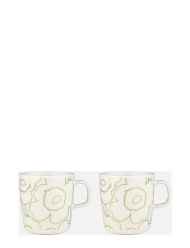 Marimekko Home Piirto Unikko Mug 4Dl 2 Pcs Guld