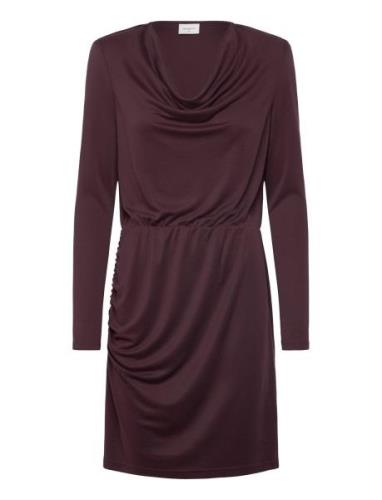 Dante6 Orion Jersey Mini Dress Burgundy