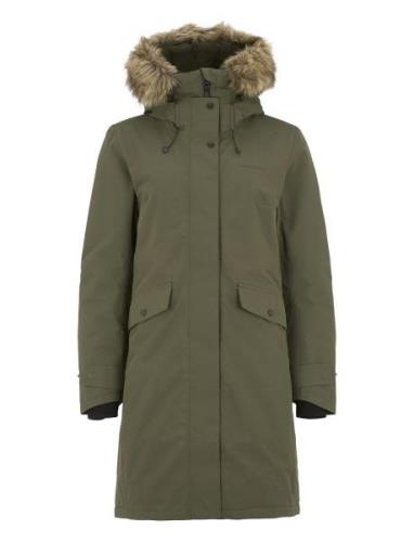 Didriksons Emma Wns Parka Khaki Green