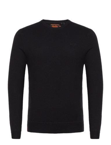 Superdry Essential Slim Fit Crew Jumper Svart