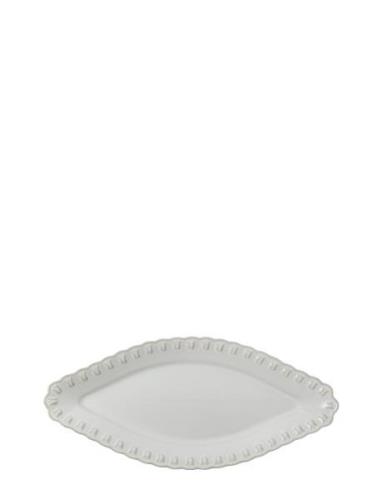 PotteryJo Tulipa Oval Platter Vit