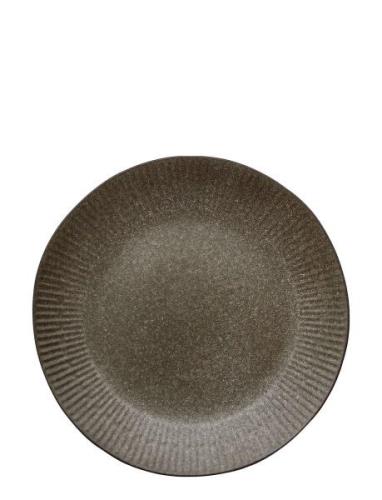 Aida Relief St Ware Lunch Plate Grey 1 Pcs. 22 Cm. Grå