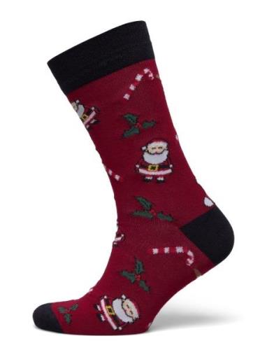 Lindbergh Christmas Bamboo Sock Röd